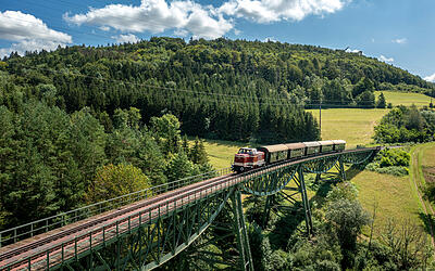 Eisenbahnwandern bei Blumberg
