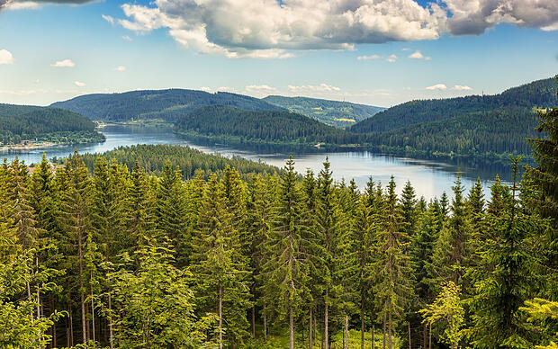 Luftaufnahme vom Schluchsee Schluchsee Luftaufnahme vom Schluchsee Schluchsee