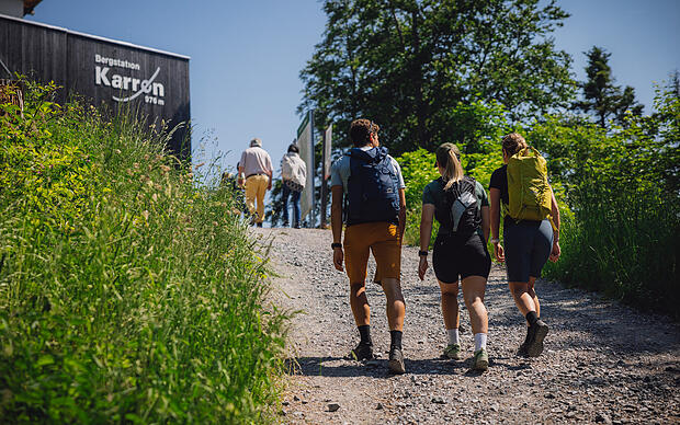 Wandern am Karren Wanderung