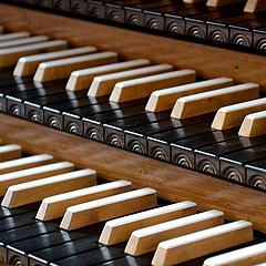 Orgel-Klaviatur