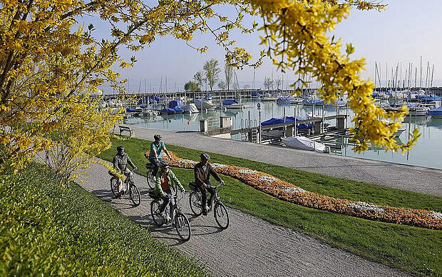 Lindau/Bregenz – Romanshorn – Konstanz: (ca. 72 km) Romanshorn
