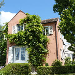 Aufnahme der Fassade des Fürstenhäusles in Meersburg Aufnahme der Fassade des Fürstenhäusles in Meersburg