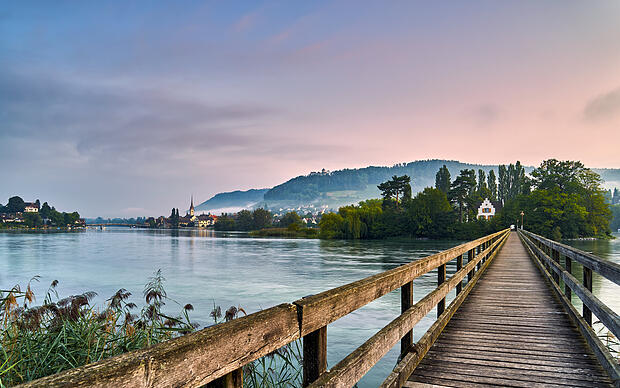 Brücke bei Stein am Rhein im Kanton Thurgau
