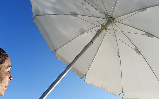 Außenbereich Sonnenbaden