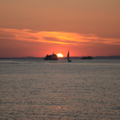 Sonnenuntergang am Bodensee