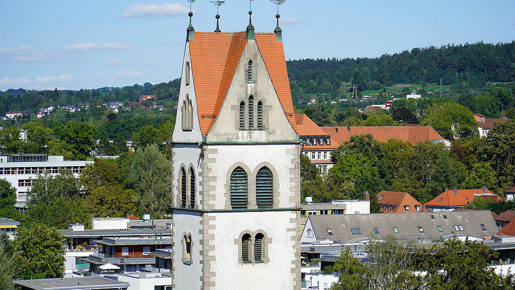 Spitze des Frauentors in Ravensburg
