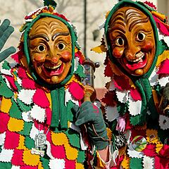 Narren an Fasnacht