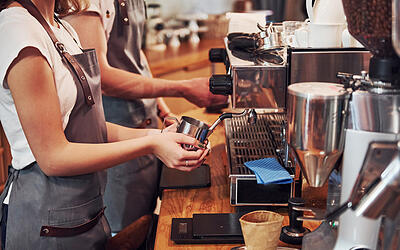 Museums-Café und Shop