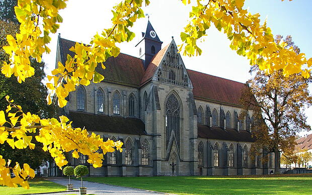 Die Residenz des Abtes, der Konvent der Mönche & das Münster Gotisches Münster