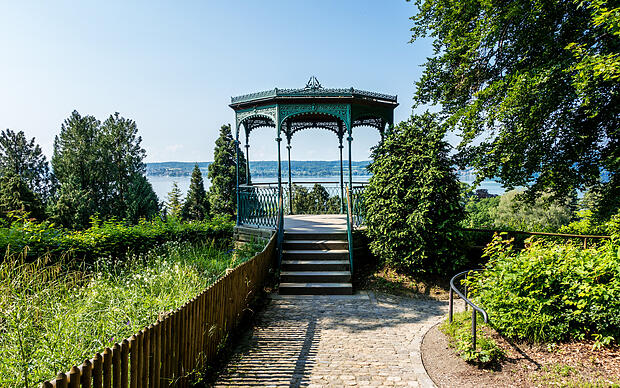 Aussichtspavillon oberhalb des Stadtgartens Überlingen