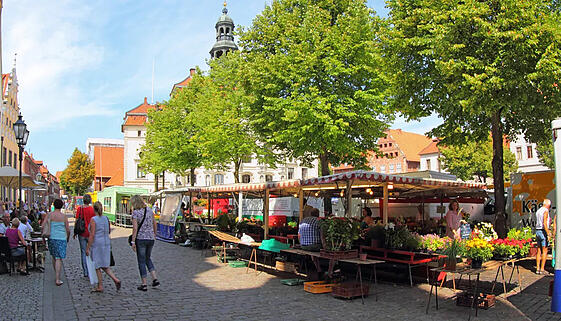 Wochenmarkt in Leutkirch