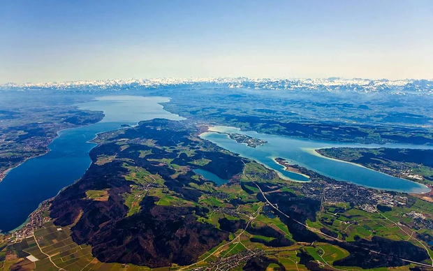 Die Strecke Luftpanorama