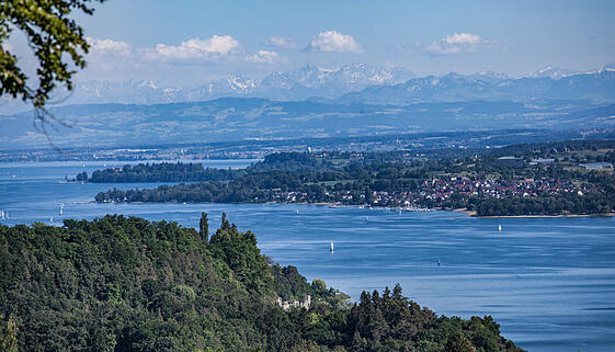 Natur und Aussicht auf den Überlinger See
