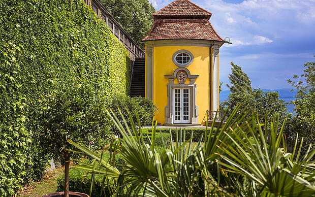Garten mit prächtiger Aussicht Schlossgarten