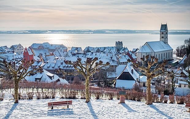Meersburg am Bodensee im Winter Meersburg am Bodensee im Winter