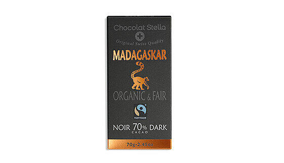 Schweizerische „Chocolat Stella“ Schokolade Madagaskar des schweizerischen Herstellers Chocolat Stella