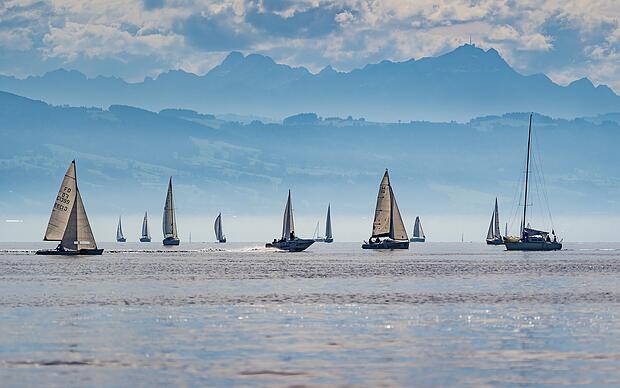 Segelboote auf dem Bodensee