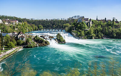 Spektakulärer Rheinfall