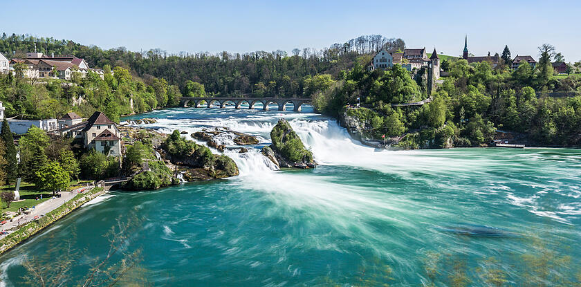 Spektakulärer Rheinfall