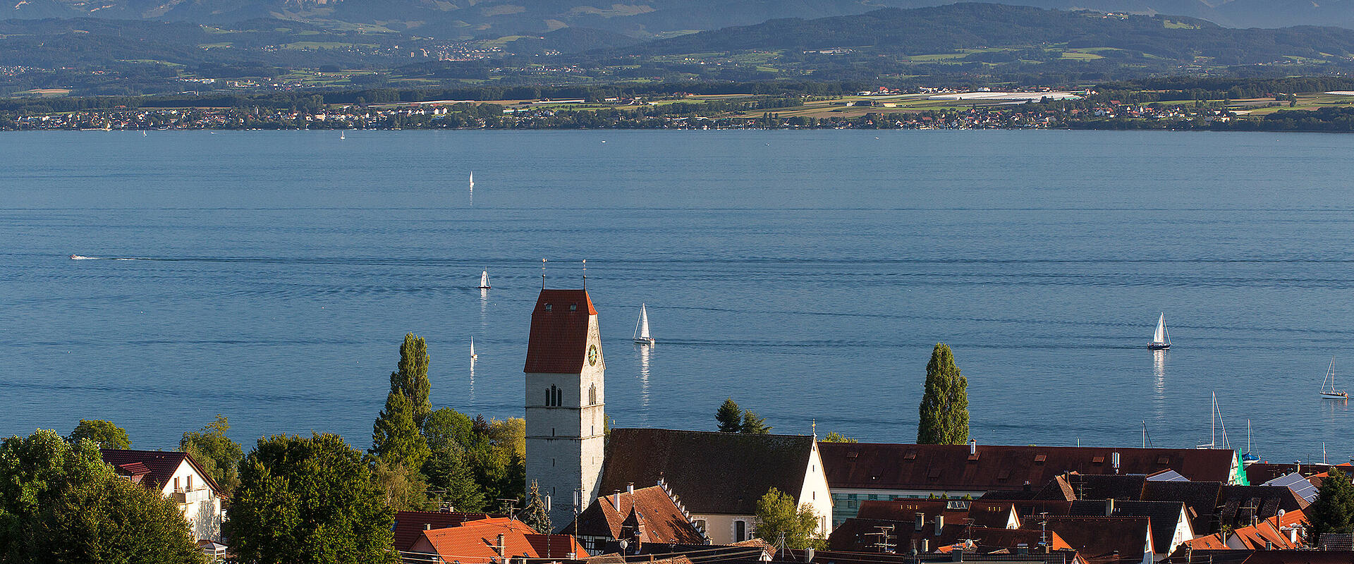 Wellen, Wein und Obst in Hagnau
