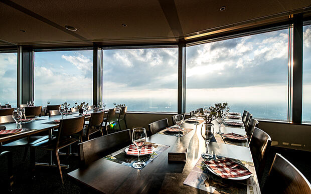 Einzigartiges Drehrestaurant