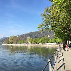 Seeanlagen und Ufer in Bregenz am Bodensee