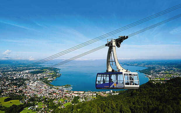 Tag 1: Grenzenlose Erkundungen am Bodensee Pfänderbahn Bregenz