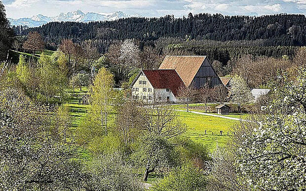 Bauernhaus-Museum Rundwanderweg Bauernhaus