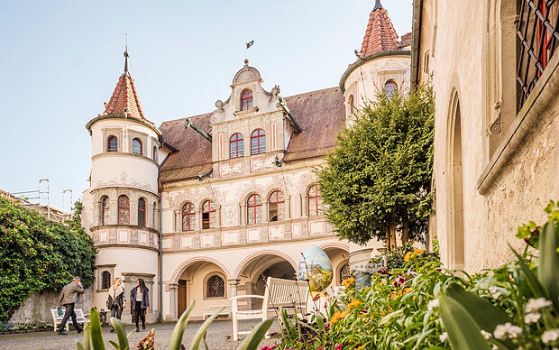 Konstanzer Altstadt mit Blick auf das Rathaus