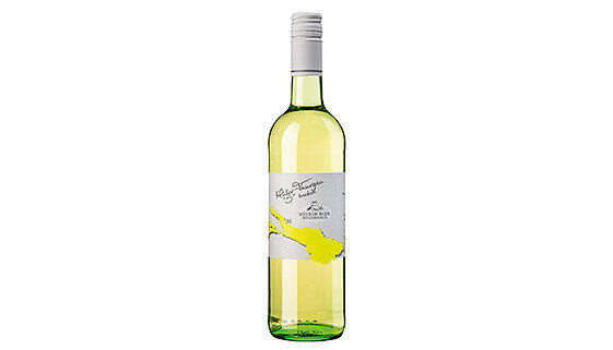 Müller-Thurgau vom Winzerverein Meersburg Flasche des Müller-Thurgaus des Winzervereines Meersburg