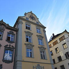 Aufnahme des Fronwagturms am Fronwagplatz in Schaffhausen