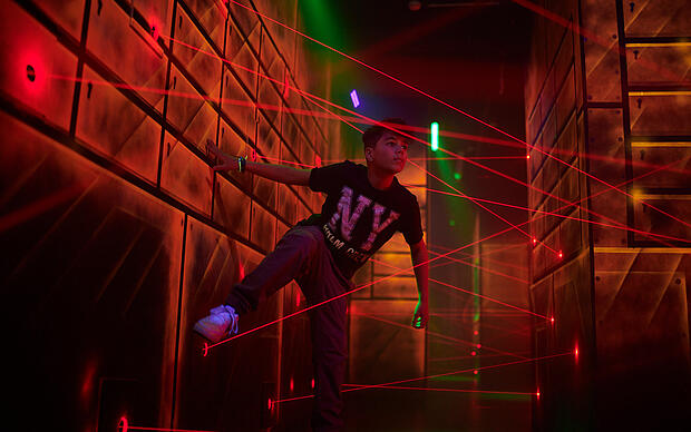 Laser Maze Geheimagenten-Feeling