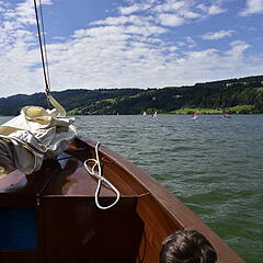 Rundfahrt mit der Lädine auf dem Bodensee