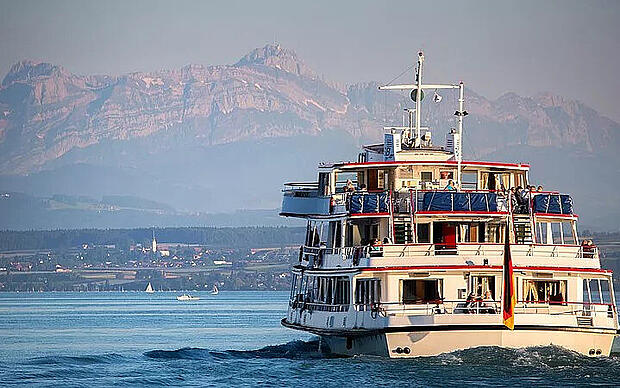 Von Überlingen nach Immenstaad BSB Schiff
